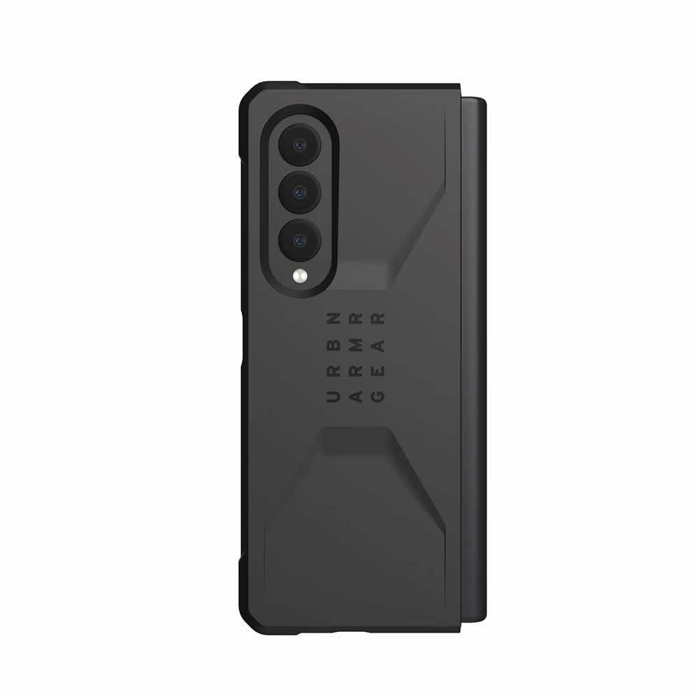 Удароустойчив хибриден кейс за Samsung Galaxy Z Fold 3 5G - Urban Armor Gear Civilian (черен) | JAR Computers Удароустойчив хибриден кейс за Samsung Galaxy Z Fold 3 5G - Urban Armor Gear Civilian (черен)