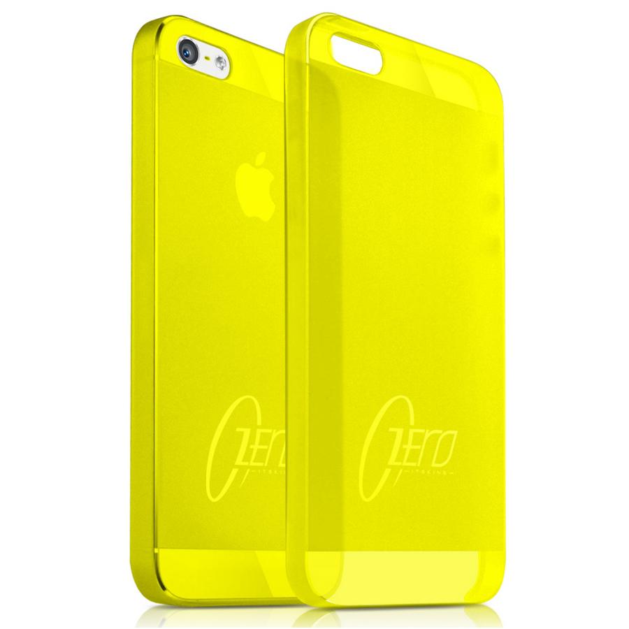 Ултра-тънък (0.30 мм) кейс за iPhone 5, iPhone 5S, iPhone SE - Itskins Zero.3 (жълт) | JAR Computers Ултра-тънък (0.30 мм) кейс за iPhone 5, iPhone 5S, iPhone SE - Itskins Zero.3 (жълт)