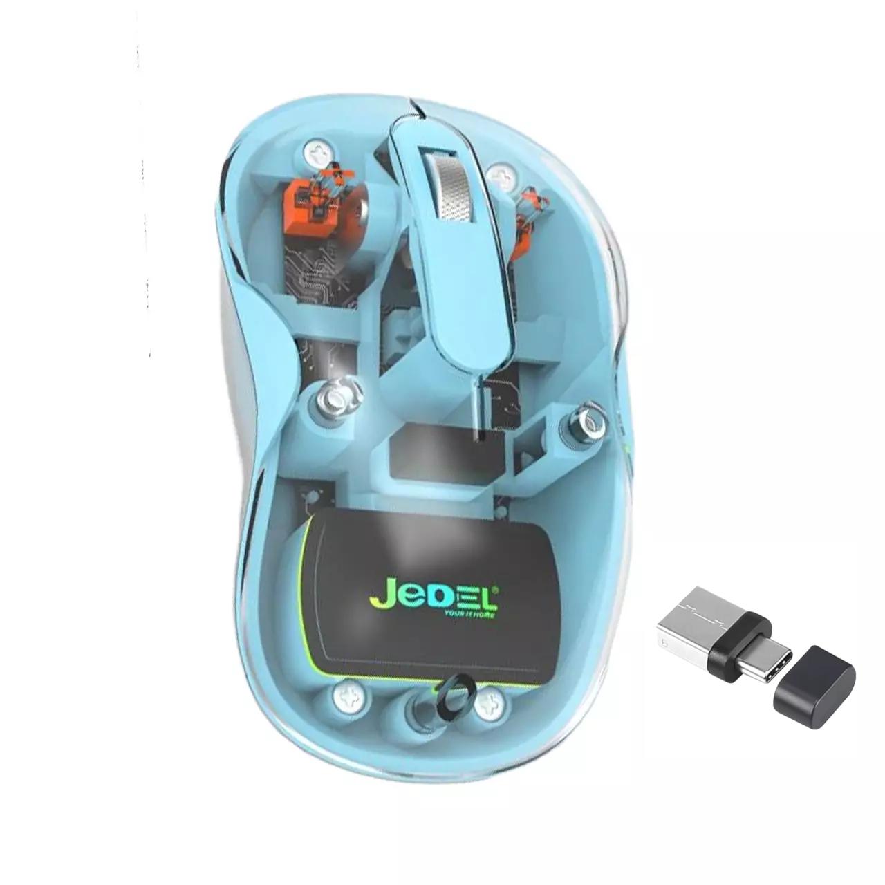 Безжична мишка Jedel Wd141 Презаржедаема. USB+type C+Bluetooth | JAR Computers Безжична мишка Jedel Wd141 Презаржедаема. USB+type C+Bluetooth