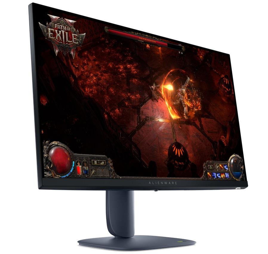 Dell Alienware AW2725DM, 27" LED , IPS AG, WQHD 2560 x 1440, 95% DCI-P3, NVIDIA G-SYNC, AMD FreeSync, 180Hz, 1ms GtG, 1000:1, 400 cd/m2, HDMI, DP, USB HUB, Height Adjustable, Pivot, Swivel, Tilt, PIP, PBP, Black