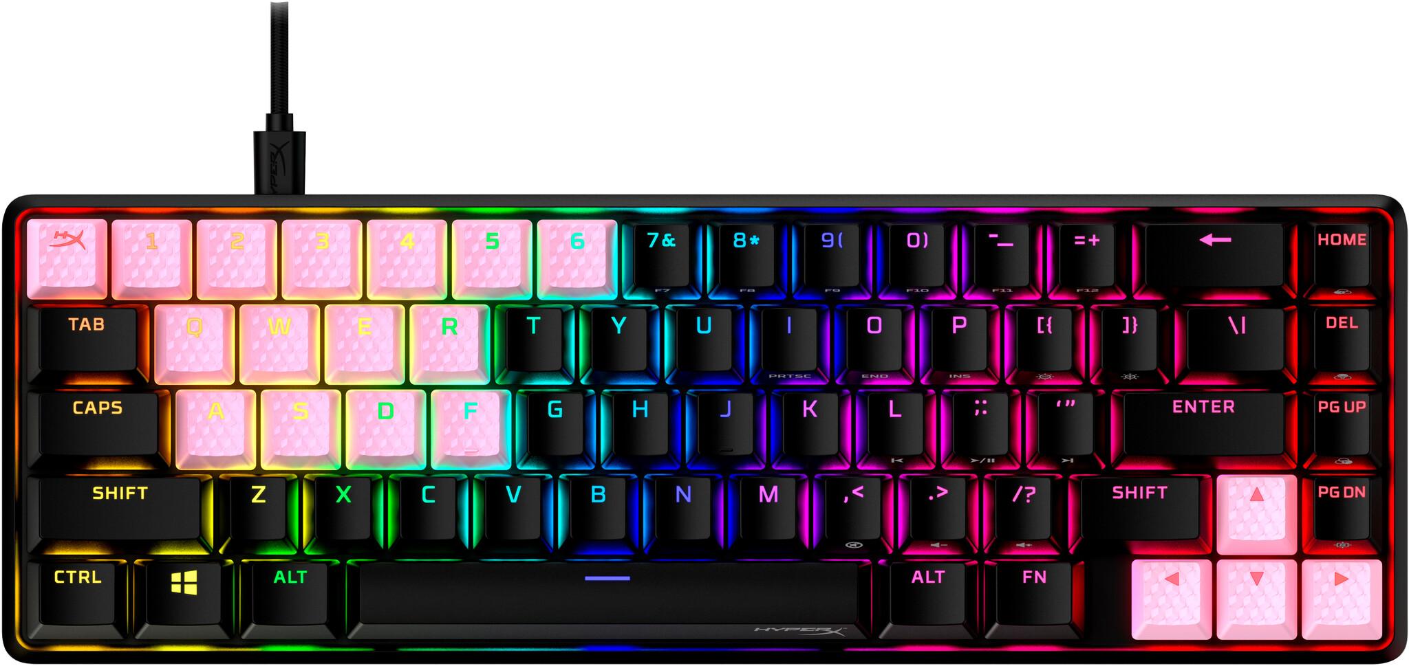 Гумирани клавиши HyperX – гейминг комплект аксесоари – розов (оформление за САЩ) | JAR Computers Гумирани клавиши HyperX – гейминг комплект аксесоари – розов (оформление за САЩ)