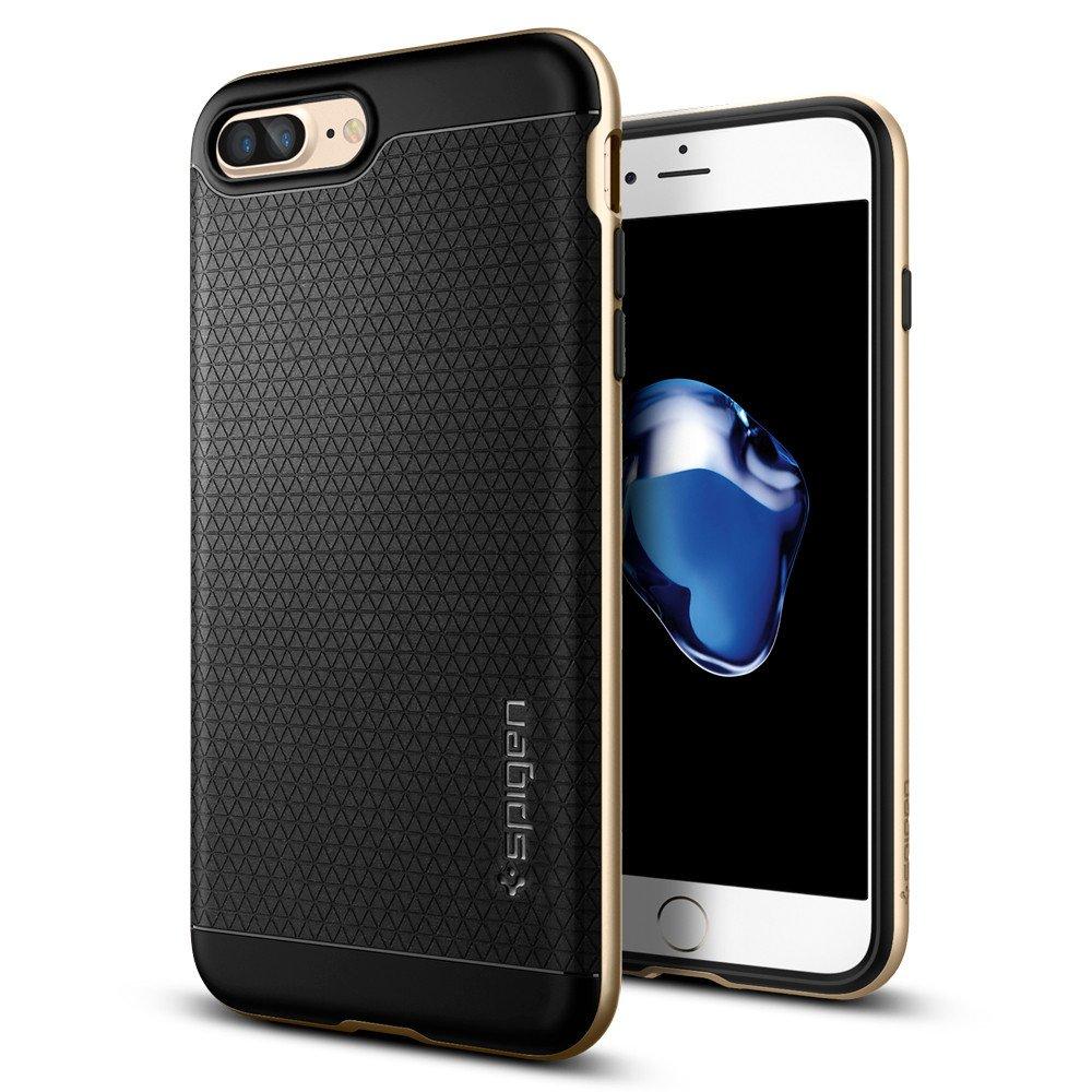 Хибриден кейс с висока степен на защита за iPhone 8 Plus, iPhone 7 Plus - Spigen Neo Hybrid Case (черен-златист) | JAR Computers Хибриден кейс с висока степен на защита за iPhone 8 Plus, iPhone 7 Plus - Spigen Neo Hybrid Case (черен-златист)