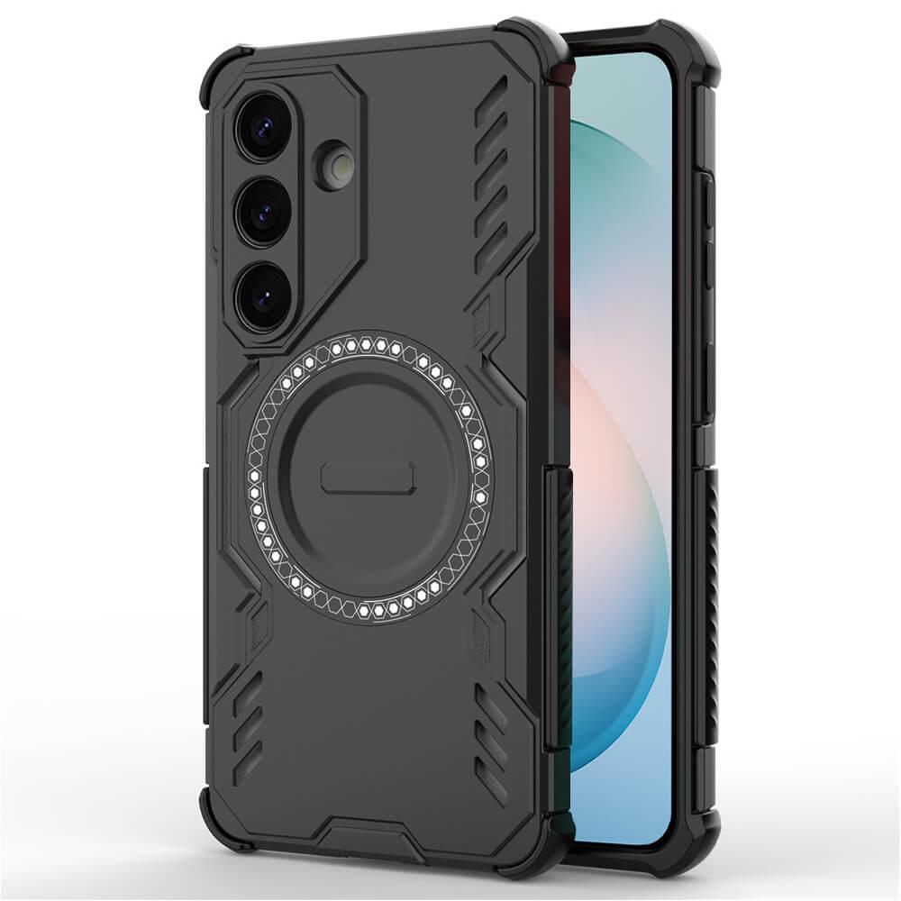 Хибриден удароустойчив кейс с MagSafe за Samsung Galaxy S26 Plus - Techsuit ArmorMag Case (черен) | JAR Computers Хибриден удароустойчив кейс с MagSafe за Samsung Galaxy S26 Plus - Techsuit ArmorMag Case (черен)