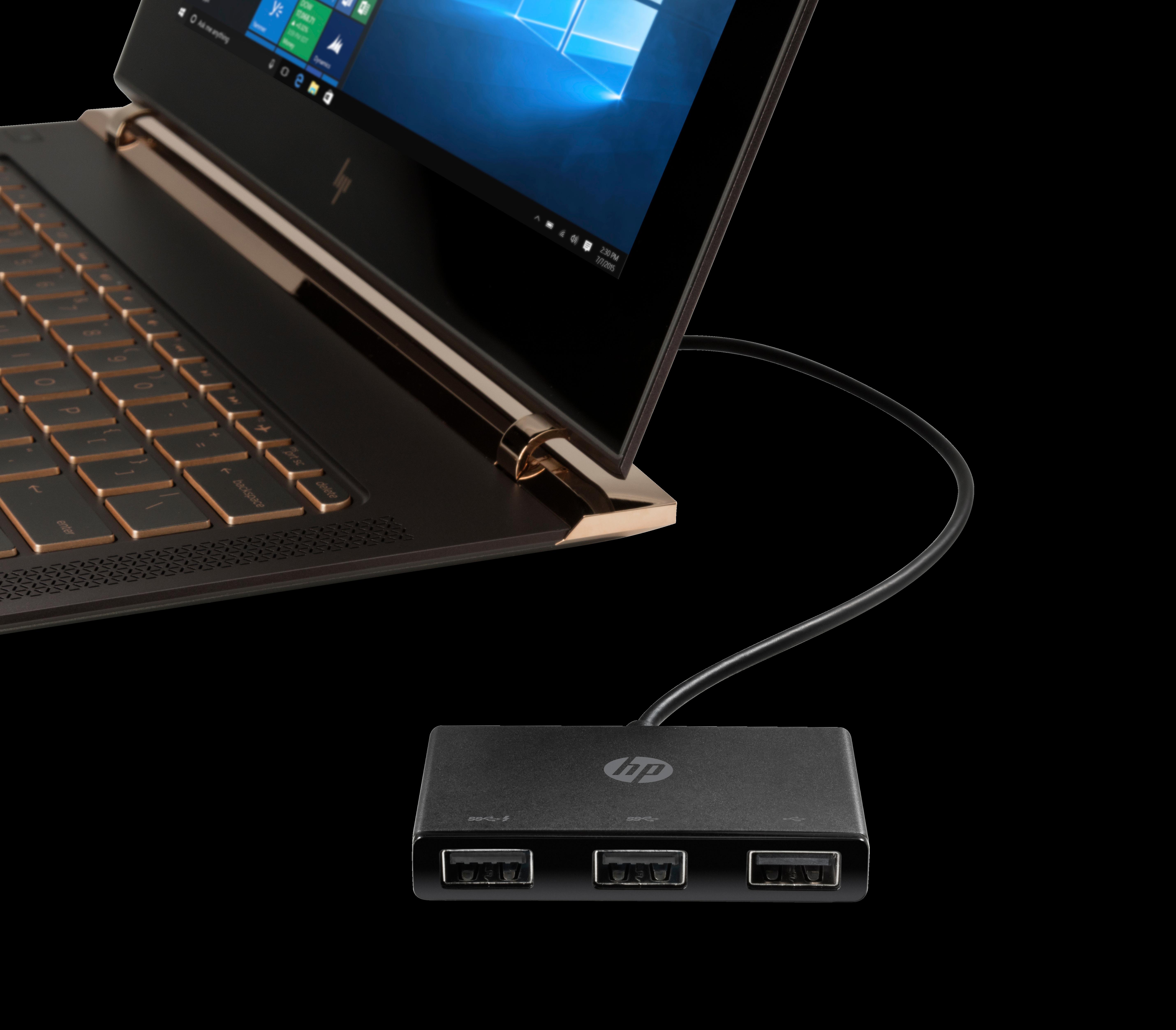 HP USB Hub Z6A00AA Black - PN Z6A00AA | JAR Computers HP USB Hub Z6A00AA Black - PN Z6A00AA