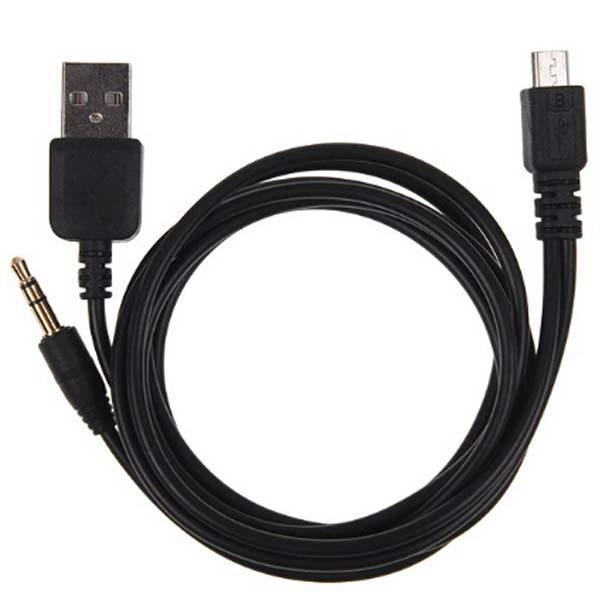 Кабел с microUSB и 3.5 mm аудио жак за мобилни устройства с microUSB - MicroUSB 3-in1- Cable | JAR Computers Кабел с microUSB и 3.5 mm аудио жак за мобилни устройства с microUSB - MicroUSB 3-in1- Cable