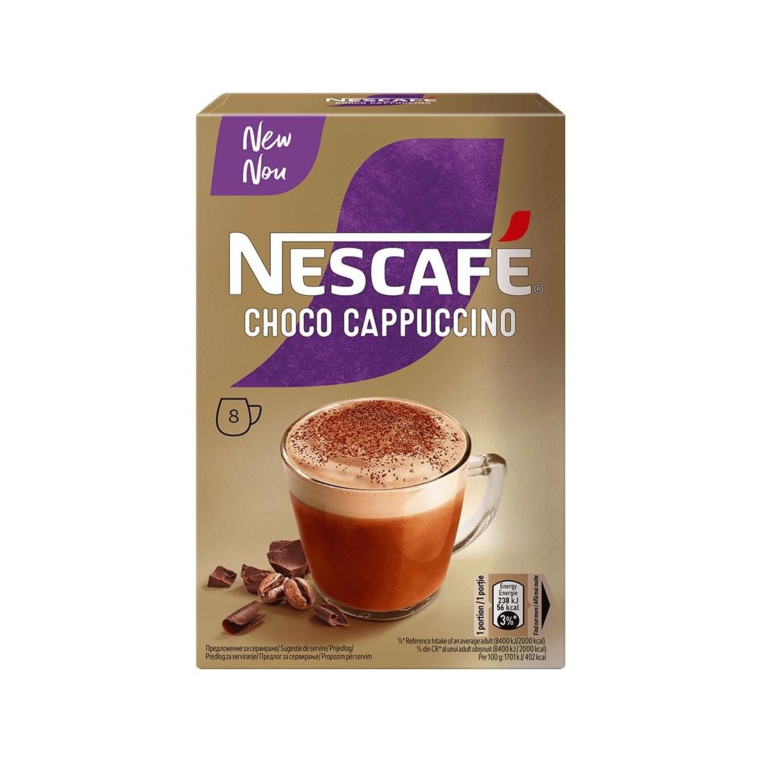 Кафе Nescafe Cappuccino Choco стик, кутия 8 бр. х 15 г | JAR Computers Кафе Nescafe Cappuccino Choco стик, кутия 8 бр. х 15 г