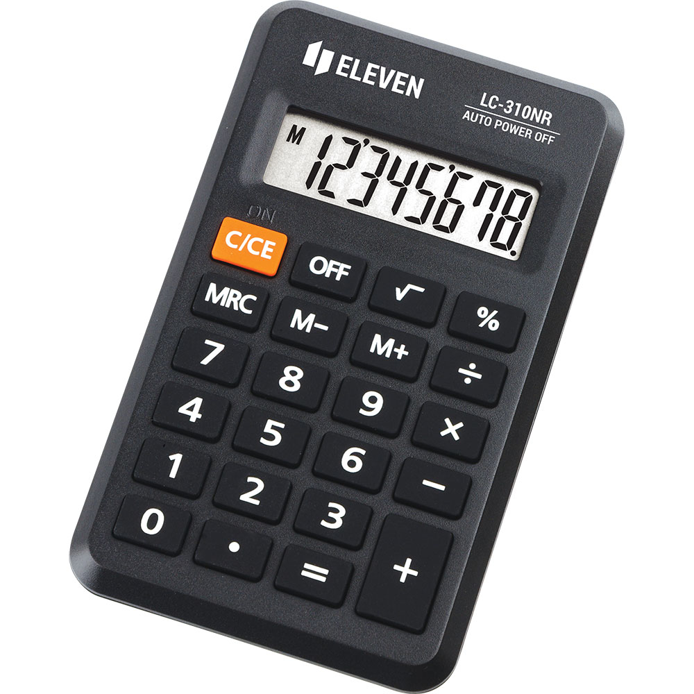 Калкулатор Eleven LC 310NR 8разр джобен | JAR Computers Калкулатор Eleven LC 310NR 8разр джобен