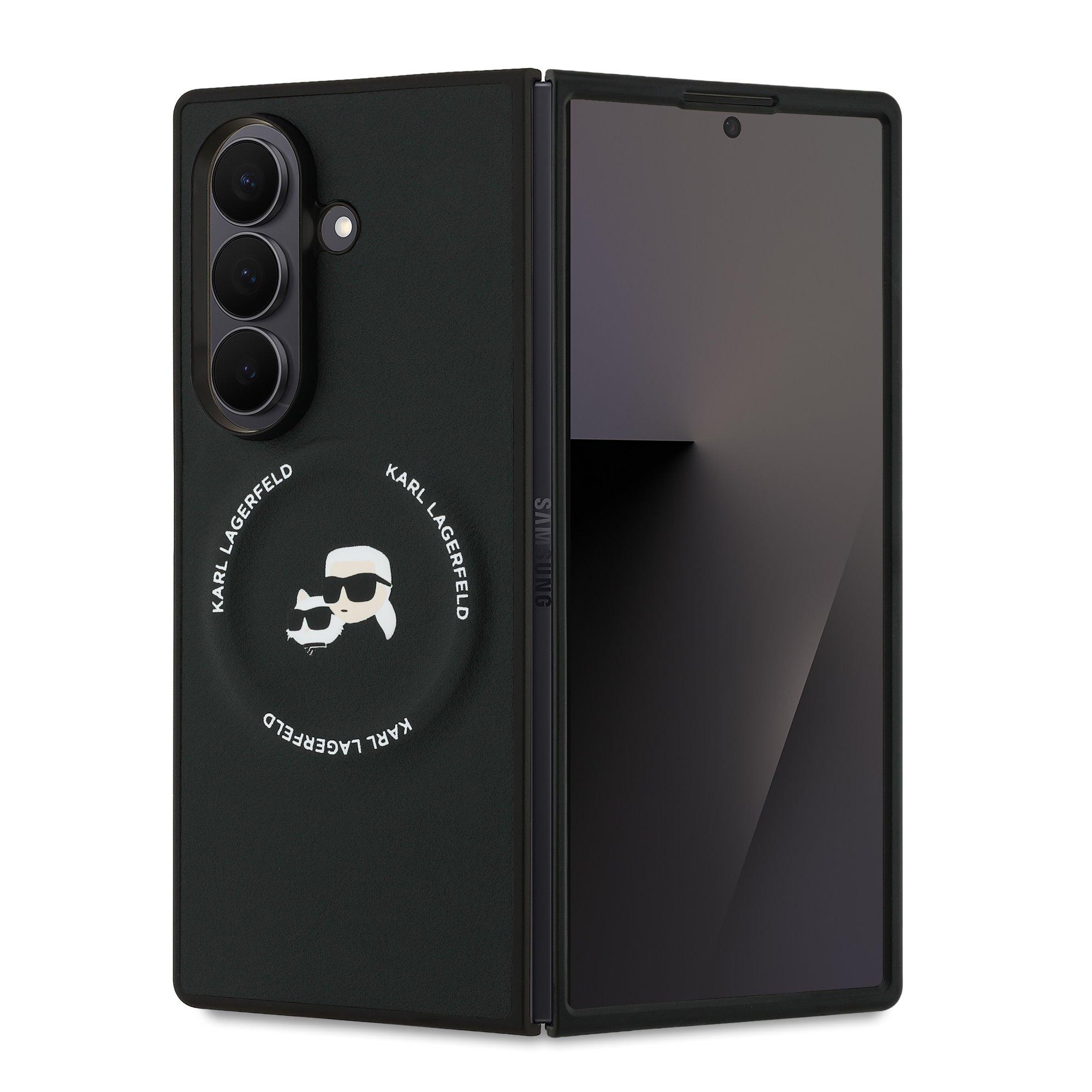 Karl Lagerfeld Калъф Samsung Z Fold 7, PU Karl and Choupette Heads Magnetic, черен - KLHMZFD7PSMLRKCK | JAR Computers Karl Lagerfeld Калъф Samsung Z Fold 7, PU Karl and Choupette Heads Magnetic, черен - KLHMZFD7PSMLRKCK