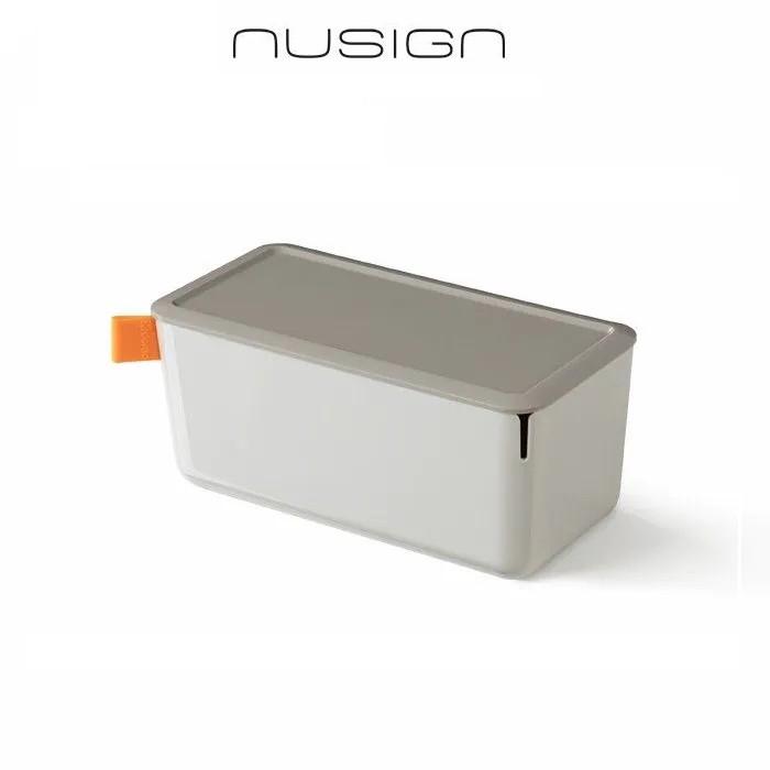 Кутия за съхранение Nusign Classic ENS130-1, с капак, 1.1 л, 212х105х93.5 мм, сива | JAR Computers Кутия за съхранение Nusign Classic ENS130-1, с капак, 1.1 л, 212х105х93.5 мм, сива