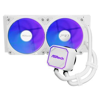 Охладител CPC ASRock Pro 240 ARGB White | JAR Computers Охладител CPC ASRock Pro 240 ARGB White