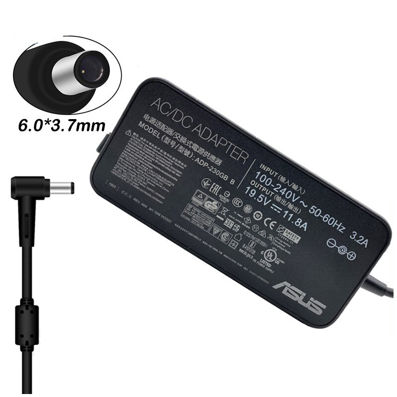 Оригинално Зарядно за лаптоп (Original Laptop Adapter) Asus 19.5V 11.8A 230W (6.0x3.7x0.7) | JAR Computers Оригинално Зарядно за лаптоп (Original Laptop Adapter) Asus 19.5V 11.8A 230W (6.0x3.7x0.7)