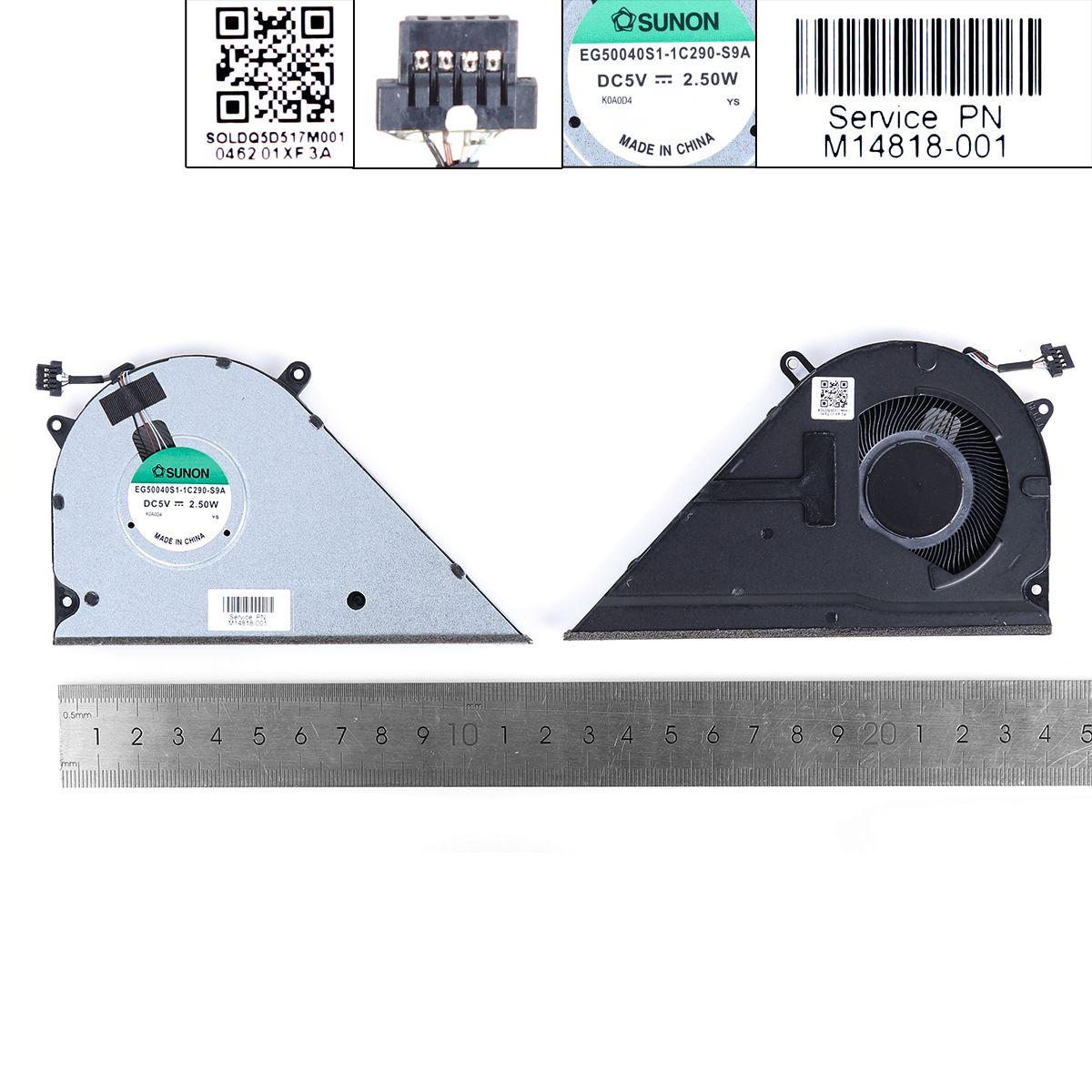 Вентилатор за лаптоп (CPU Fan) HP Pavilion 15-EG 15-EH  Версия 1