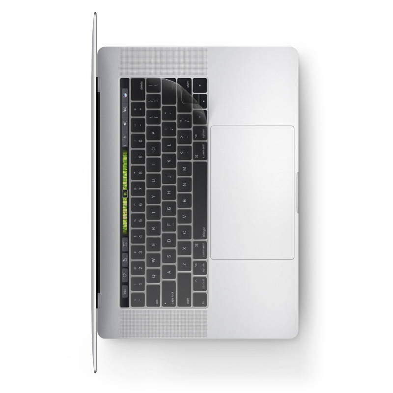 Elago Keyboard Skin - силиконов протектор за клавиатурата на MacBook Pro with Touch Bar (модели от 2016 до 2020 година) (прозрачен-мат)