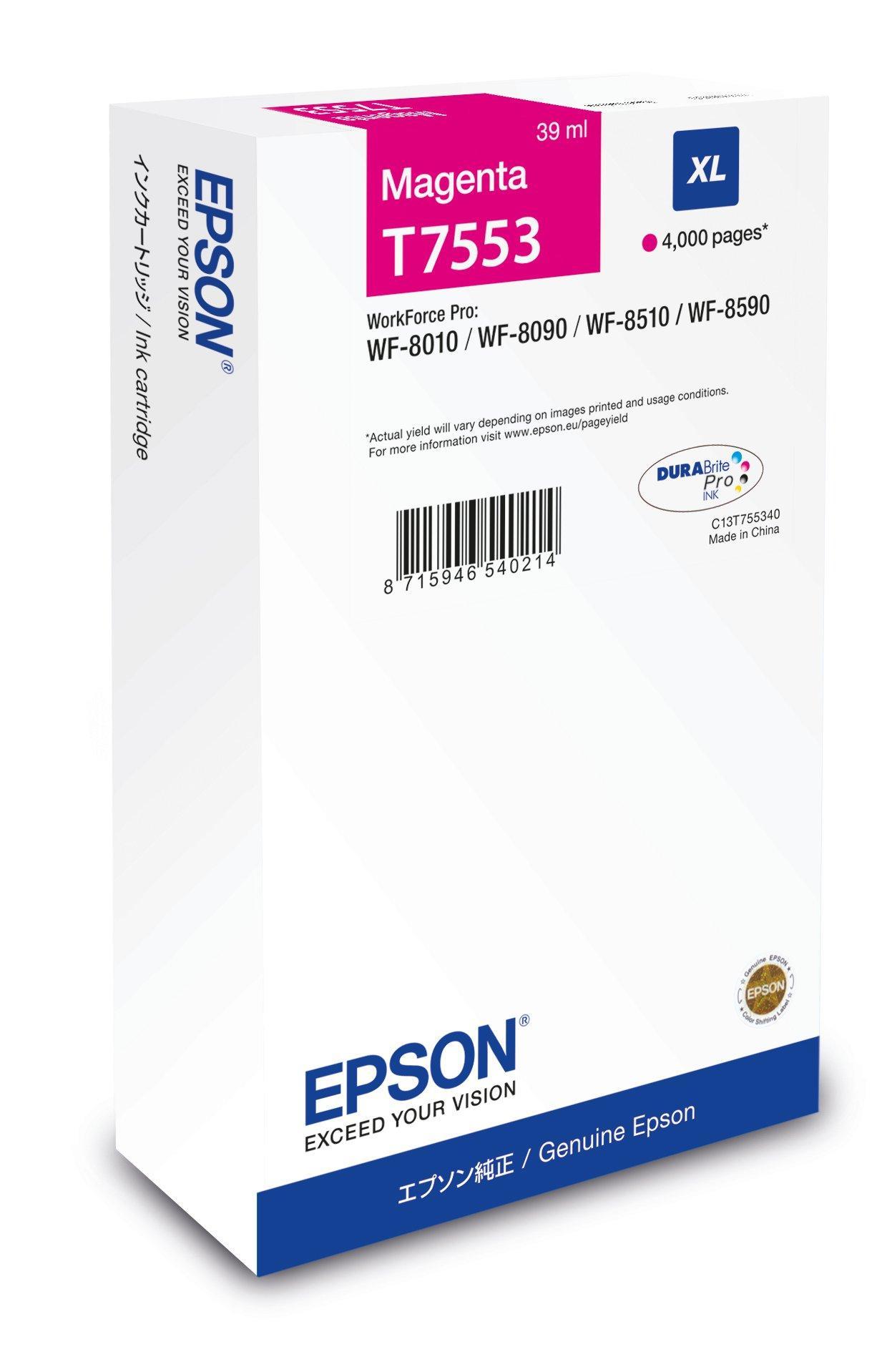 Epson WF-8xxx Series Ink Cartridge XL Magenta | JAR Computers Epson WF-8xxx Series Ink Cartridge XL Magenta