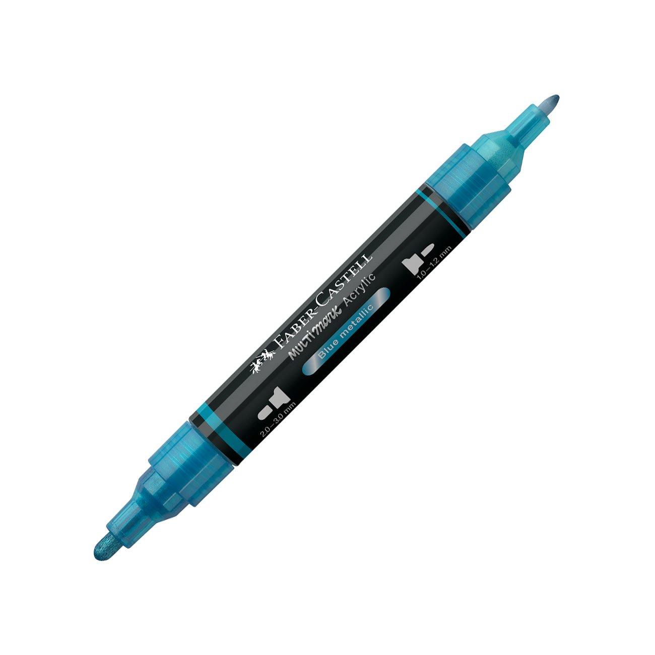 Faber-Castell Акрилен маркер Multimark, № 292, син металик