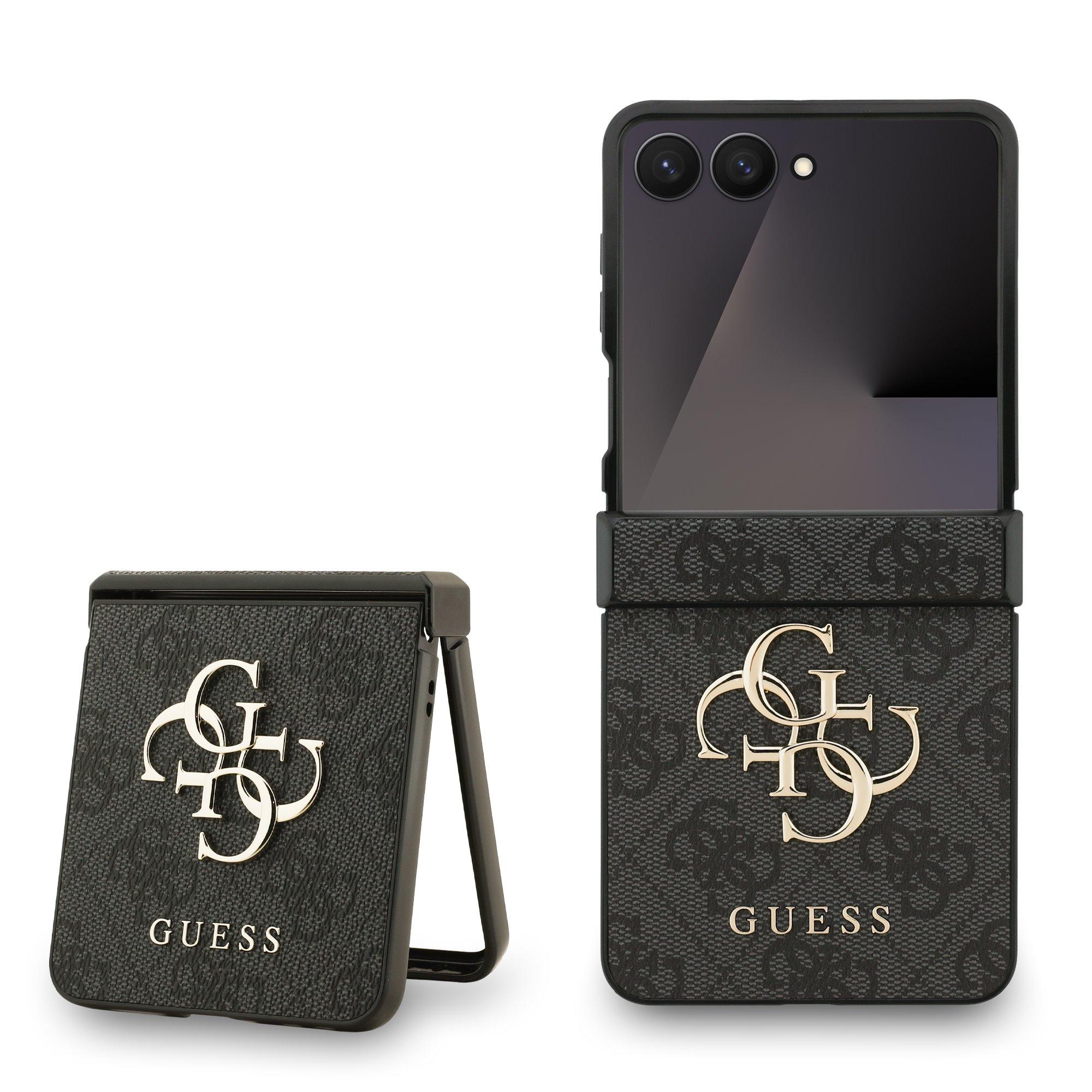 GUESS Калъф Samsung Z Flip 7, PU 4G Metal Logo, сив - GUHCZF74GMGGR | JAR Computers GUESS Калъф Samsung Z Flip 7, PU 4G Metal Logo, сив - GUHCZF74GMGGR