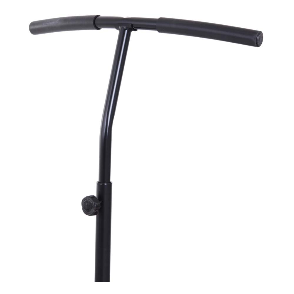 HomCom Τραμπολίνο με Ρυθμιζόμενη Λαβή 114.3 x 122 - 138 cm (A93-039) (HOMA93-039)