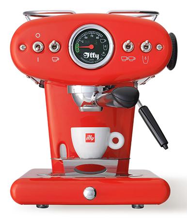illy X1 Anniversary Maschine fr gemahlenen Kaffee und E.S.E.-Pads(rot) | JAR Computers illy X1 Anniversary Maschine fr gemahlenen Kaffee und E.S.E.-Pads(rot)