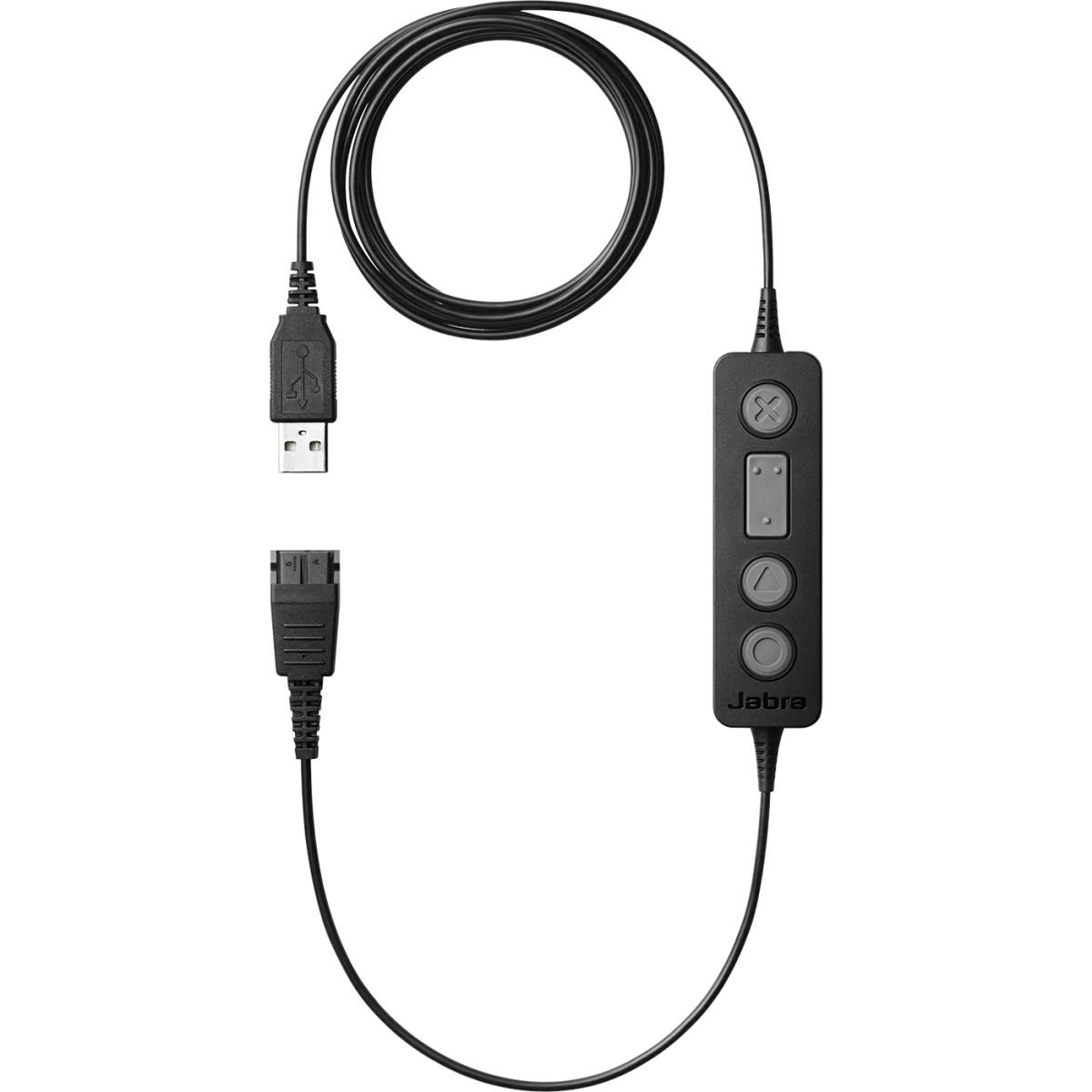 Jabra LINK 260 MS – QD към USB адаптер с контролер, 260-19 | JAR Computers Jabra LINK 260 MS – QD към USB адаптер с контролер, 260-19