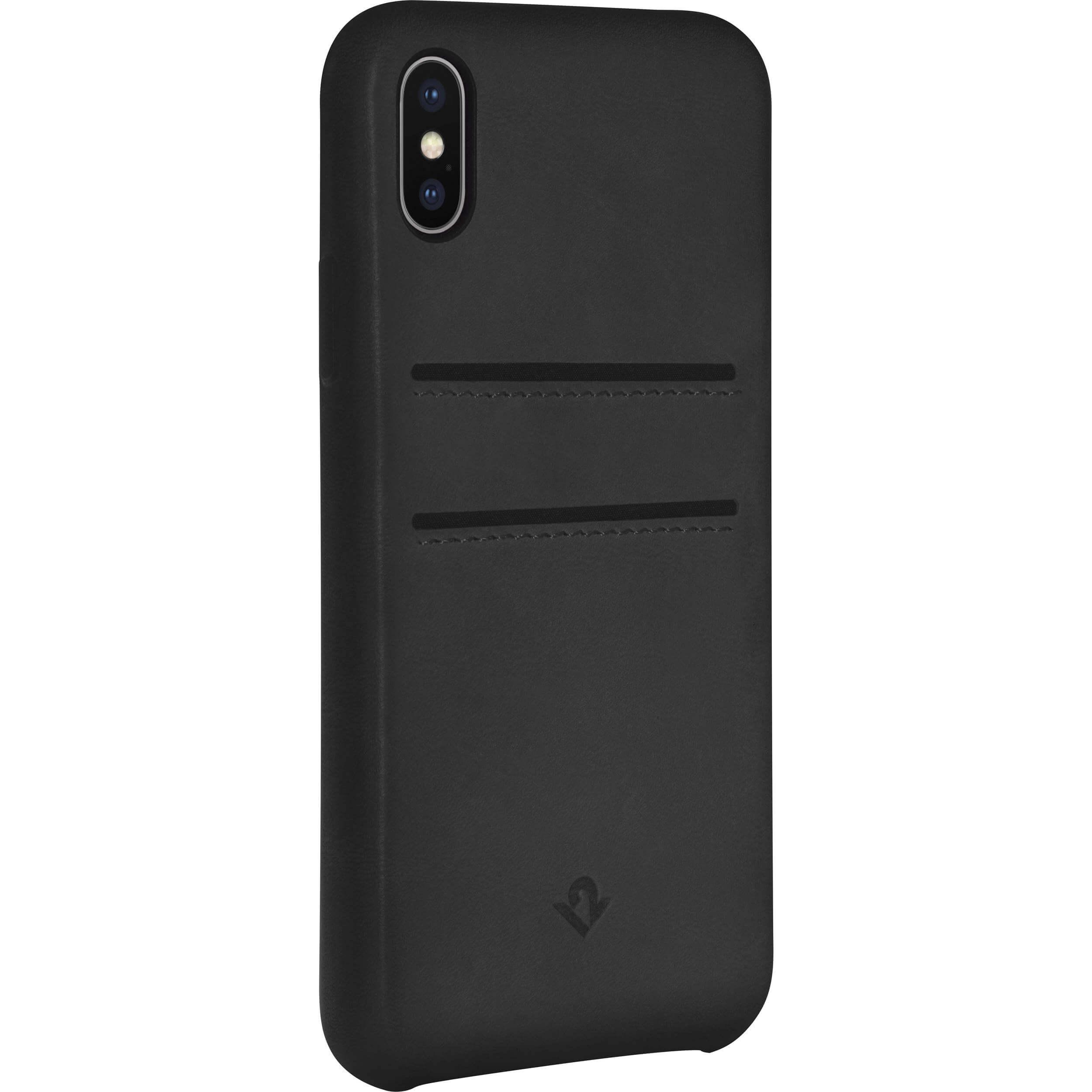 Кожен (естествена кожа) кейс за iPhone XS, iPhone X - TwelveSouth Relaxed Wallet Leather Clip (черен) | JAR Computers Кожен (естествена кожа) кейс за iPhone XS, iPhone X - TwelveSouth Relaxed Wallet Leather Clip (черен)