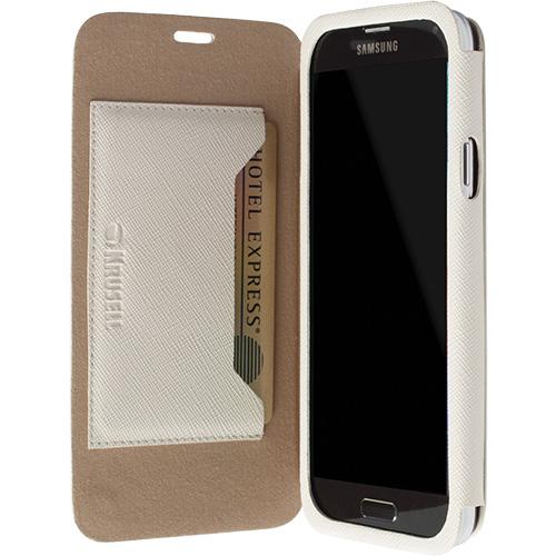 Кожен калъф, тип портфейл за Samsung Galaxy S5 SM-G900, Samsung Galaxy S5 Neo - Krusell Malmo Flip cover (бял) | JAR Computers Кожен калъф, тип портфейл за Samsung Galaxy S5 SM-G900, Samsung Galaxy S5 Neo - Krusell Malmo Flip cover (бял)