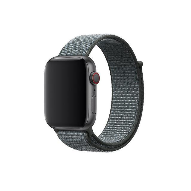 Оригинална текстилна каишка за Apple Watch 42мм, 44мм - Apple Seashell Sport Loop (сив) | JAR Computers Оригинална текстилна каишка за Apple Watch 42мм, 44мм - Apple Seashell Sport Loop (сив)