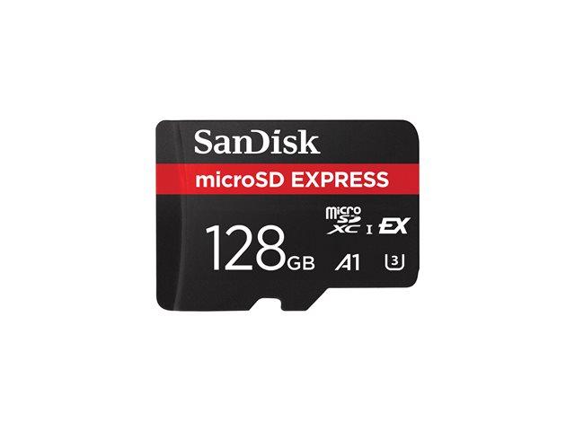 SANDISK Express microSD Card 128GB Up to 880MB/s Read Up to 480MB/s Write 100MB/s Sustained Write U3 C10 | JAR Computers SANDISK Express microSD Card 128GB Up to 880MB/s Read Up to 480MB/s Write 100MB/s Sustained Write U3 C10
