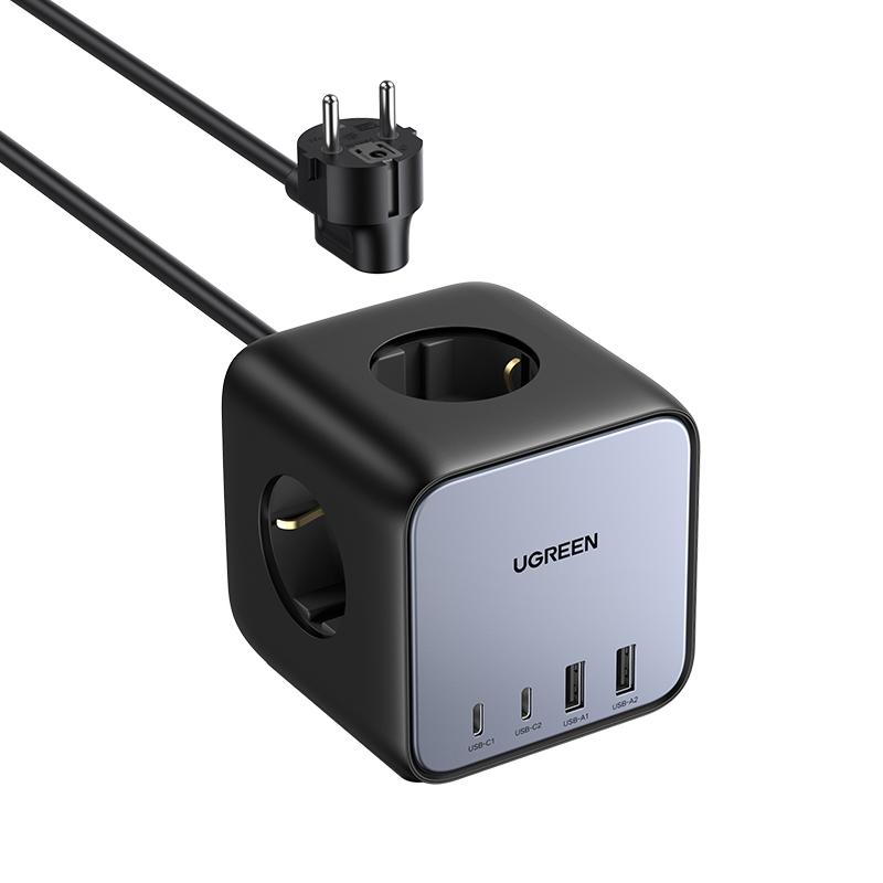 UGREEN DigiNest Cube 65W зарядна станция (2x USB-C, 2x USB-A) | JAR Computers UGREEN DigiNest Cube 65W зарядна станция (2x USB-C, 2x USB-A)