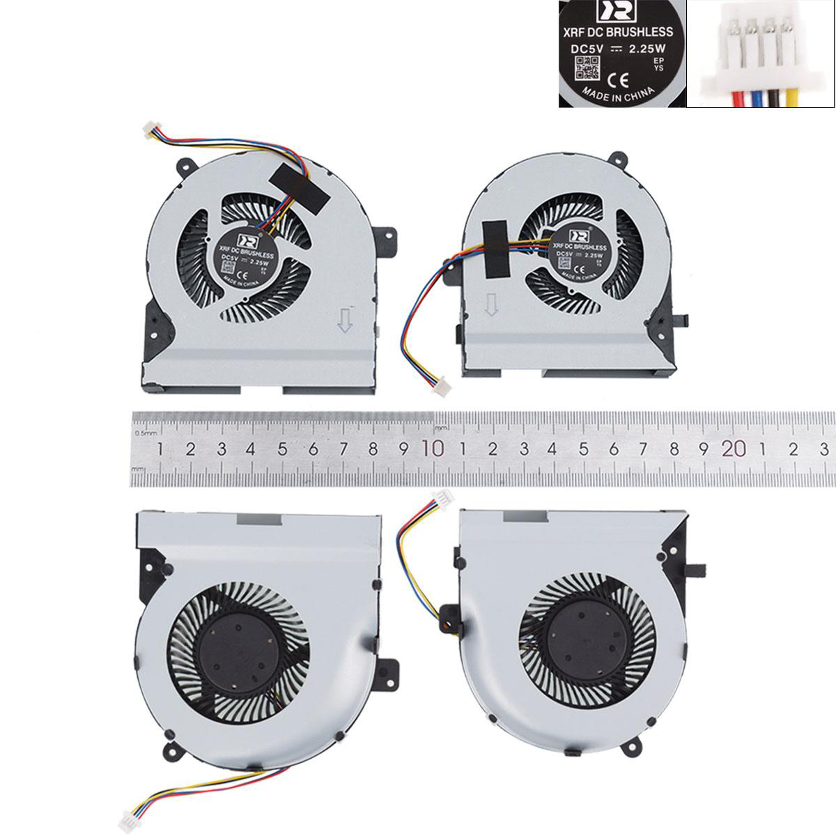 Вентилатор за лаптоп (CPU Fan) Asus Rog Strix GL502VM GL502VML FX60VM Left + Right - 14 mm | JAR Computers Вентилатор за лаптоп (CPU Fan) Asus Rog Strix GL502VM GL502VML FX60VM Left + Right - 14 mm