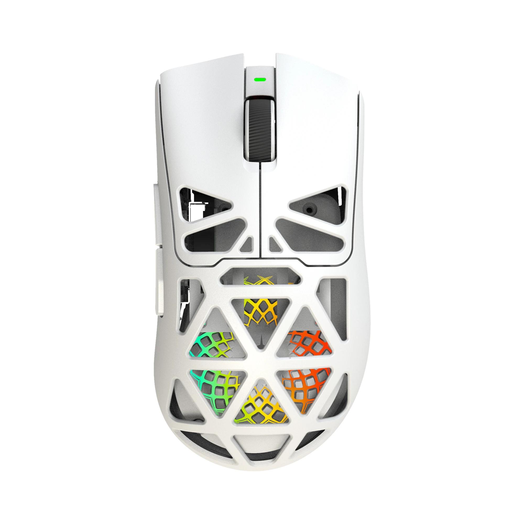 White Shark професионална геймърска мишка Wireless Gaming Mouse MORIEN - 12000dpi, 1000Hz, Bluetooth, White