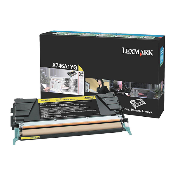 X746/748 YEL. RET. PR. TONER CRTR (7k) (LEXX746A1YG)