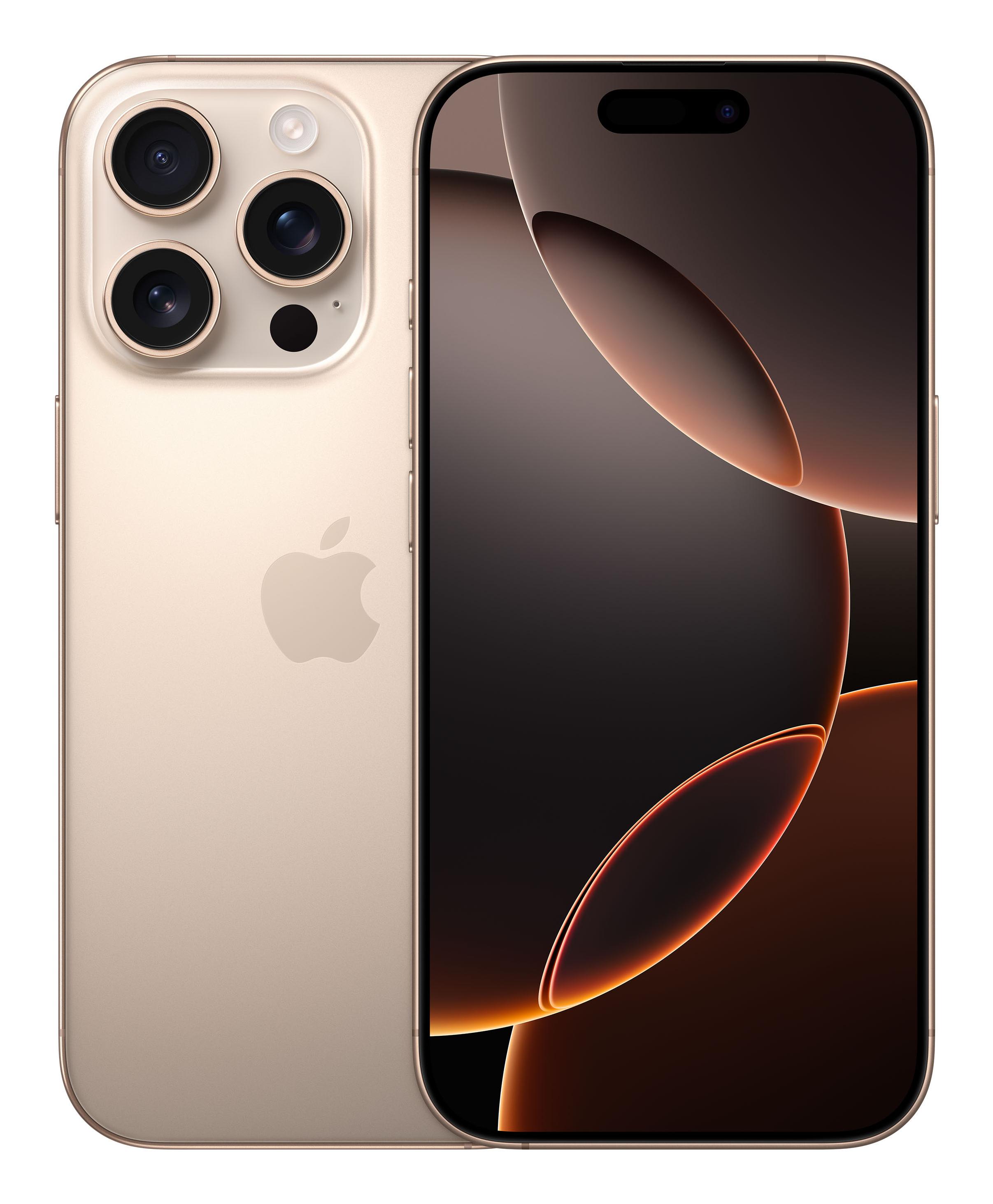 Apple iPhone 16 Pro 16 см (6.3") Двойна SIM карта iOS 18 5G UBS тип C 128 GB Пясъчен | JAR Computers Apple iPhone 16 Pro 16 см (6.3") Двойна SIM карта iOS 18 5G UBS тип C 128 GB Пясъчен