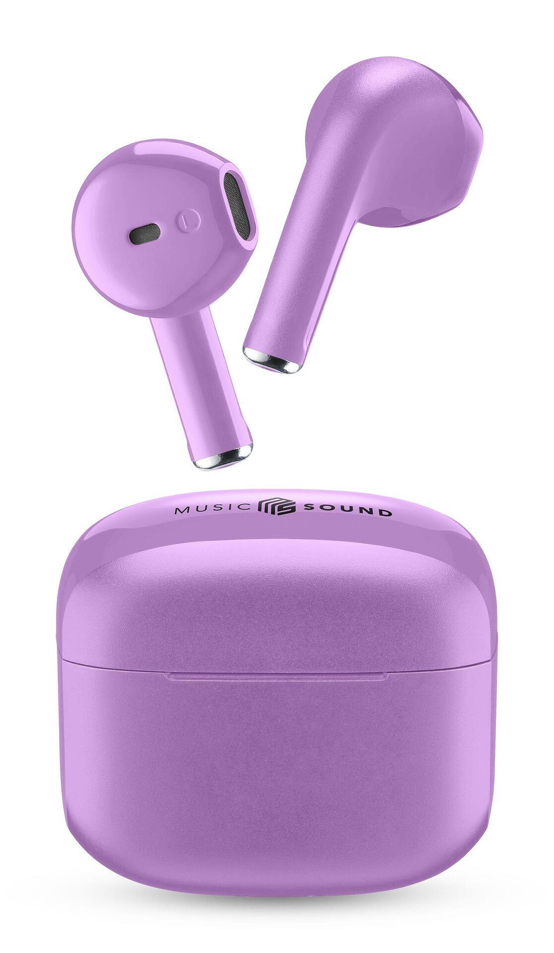 Bluetooth слушалки Music Sound Swag TWS, Лилави | JAR Computers Bluetooth слушалки Music Sound Swag TWS, Лилави