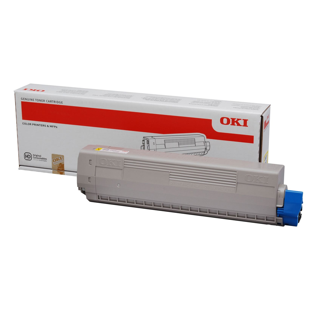 C831/841 TNR YELLOW (44844505) 10k (OKI-C831-Y)