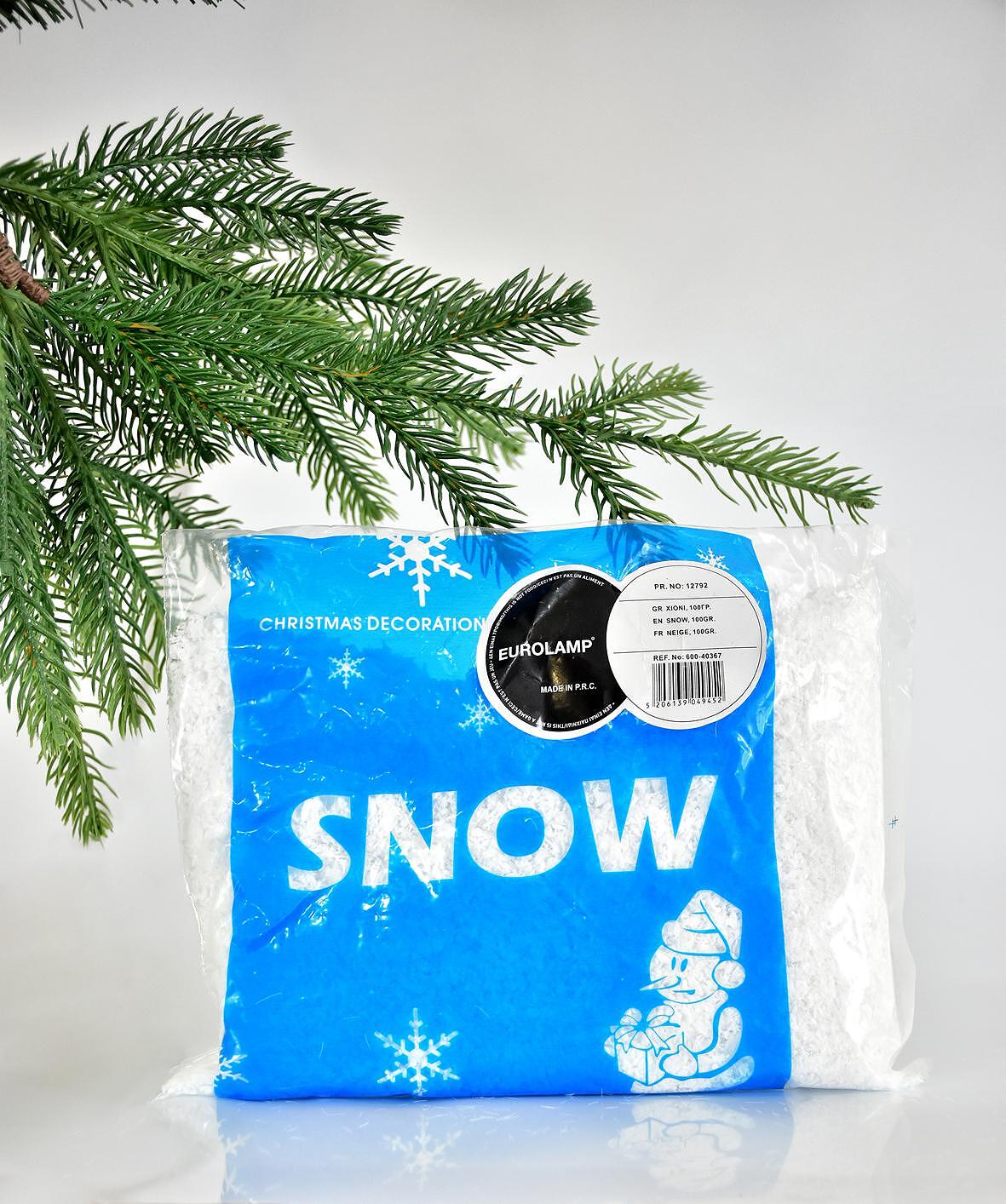 Декоративен сняг, 100 гр., коледна украса | JAR Computers Декоративен сняг, 100 гр., коледна украса