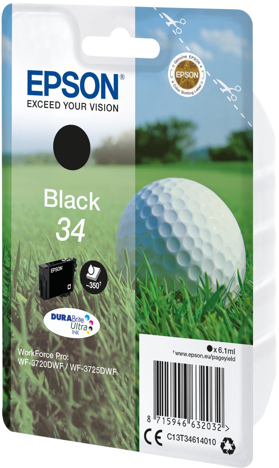 Epson Golf ball 34 Топка за голф – единичен цвят мастило DURABrite Ultra – черно | JAR Computers Epson Golf ball 34 Топка за голф – единичен цвят мастило DURABrite Ultra – черно