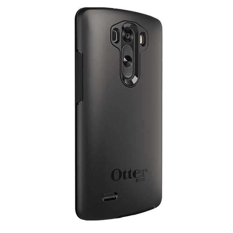 Хибриден кейс с висока защита за LG G3 - Otterbox Symmetry Series Case (черен) | JAR Computers Хибриден кейс с висока защита за LG G3 - Otterbox Symmetry Series Case (черен)