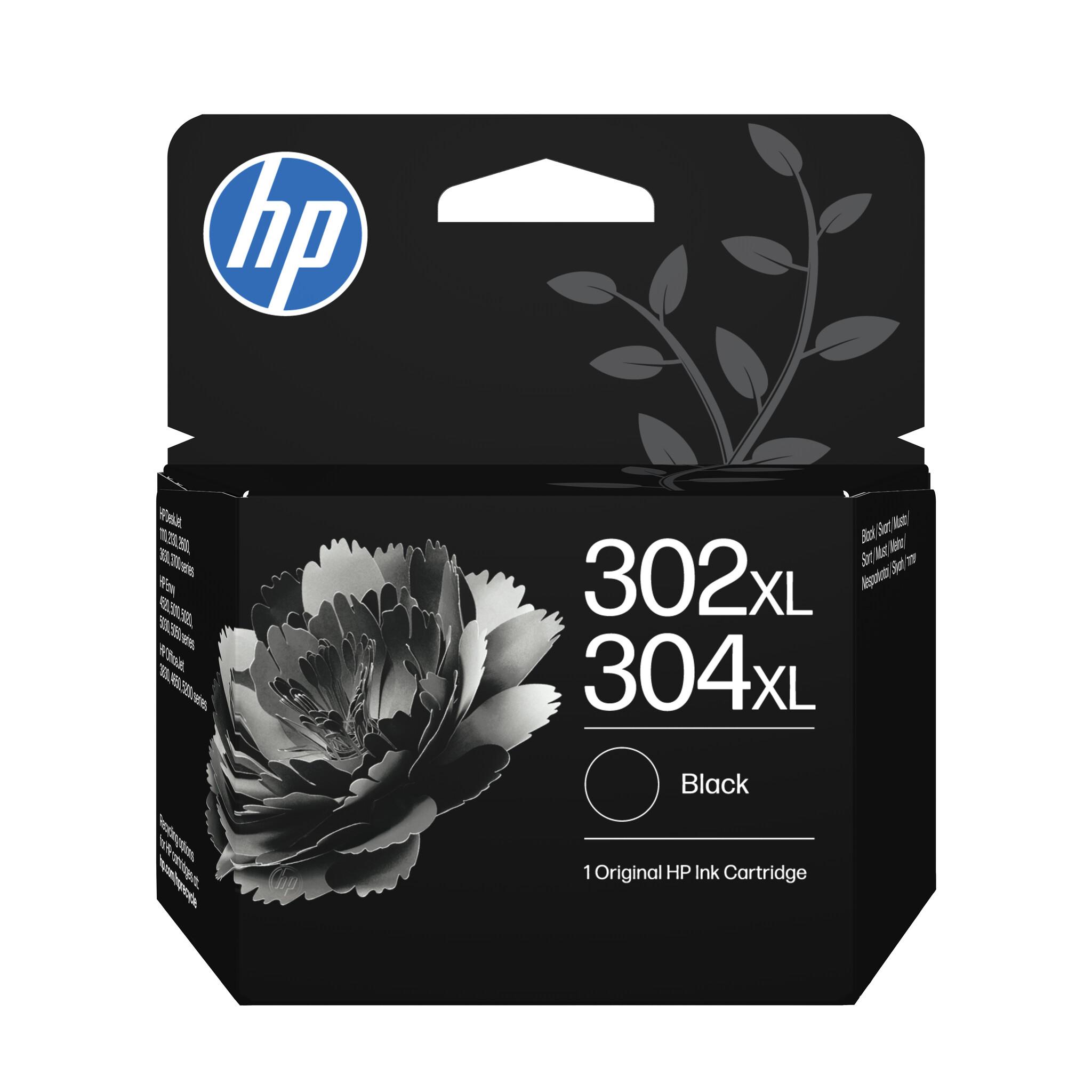 HP Оригинална касета с мастило 302XL/304XL, черно | JAR Computers HP Оригинална касета с мастило 302XL/304XL, черно