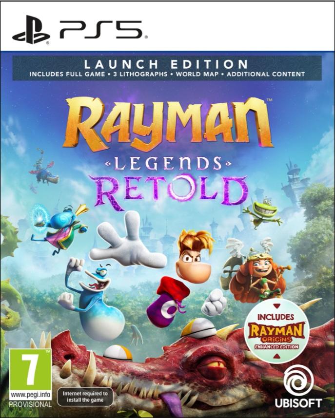 Игра RAYMAN LEGENDS RETOLD LAUNCH EDITION (PS5) | JAR Computers Игра RAYMAN LEGENDS RETOLD LAUNCH EDITION (PS5)