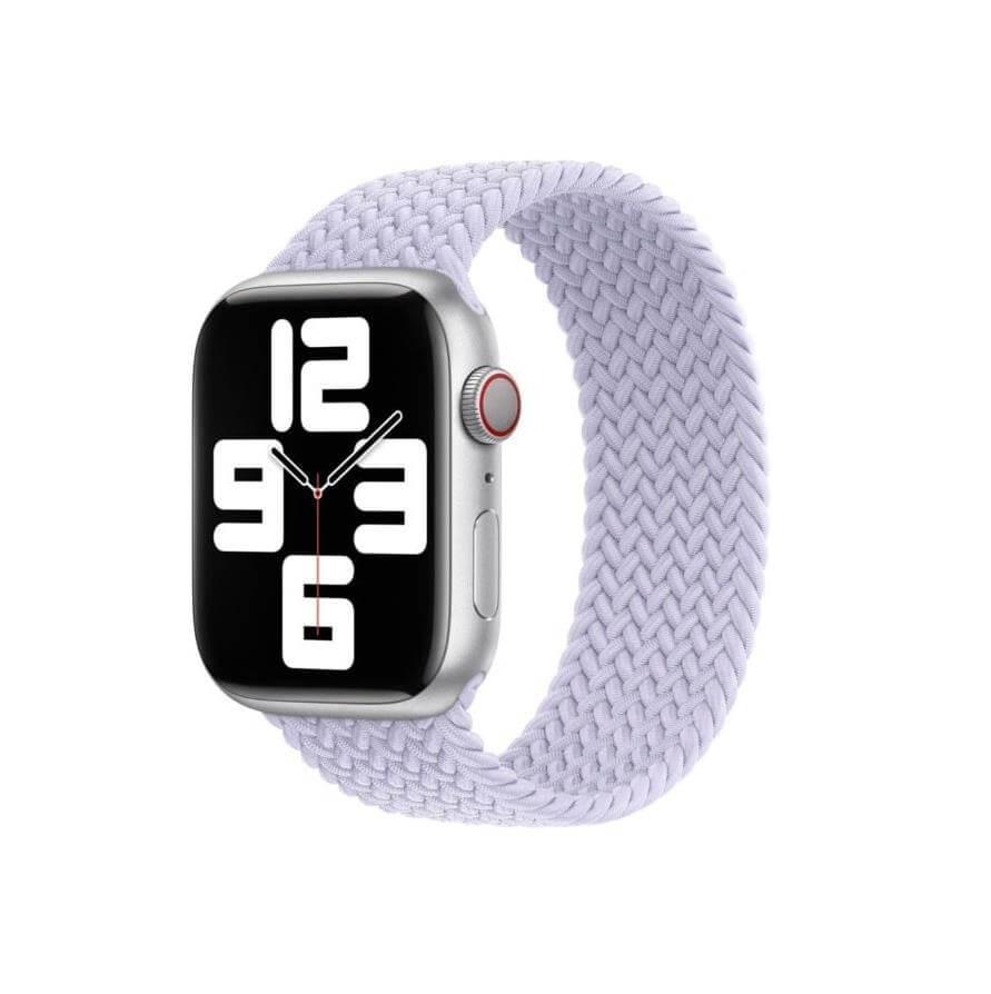 Оригинална текстилна каишка за Apple Watch 38мм, 40мм, 41мм, 42мм (2024) - Apple Solo Loop Braided Band Size 6 Purple Fog | JAR Computers Оригинална текстилна каишка за Apple Watch 38мм, 40мм, 41мм, 42мм (2024) - Apple Solo Loop Braided Band Size 6 Purple Fog