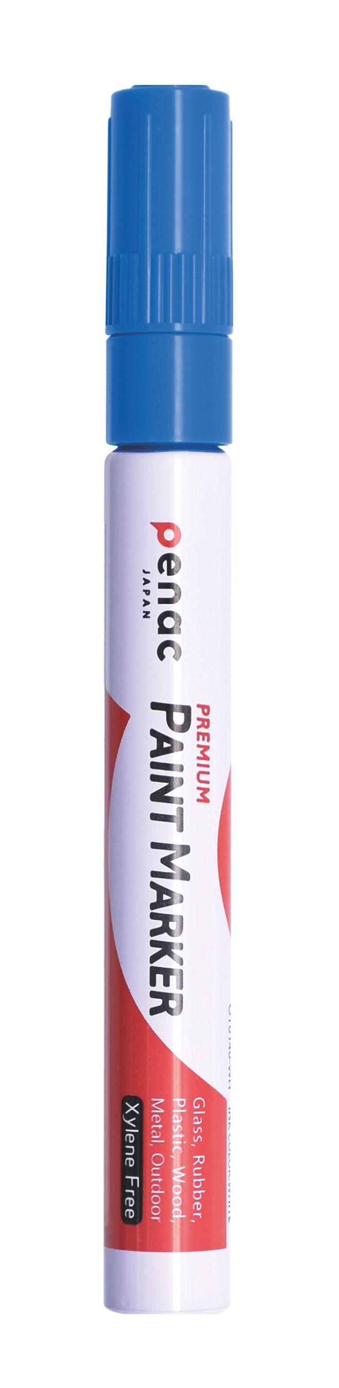 Paint маркер Penac, объл връх 2-4 мм, син | JAR Computers Paint маркер Penac, объл връх 2-4 мм, син