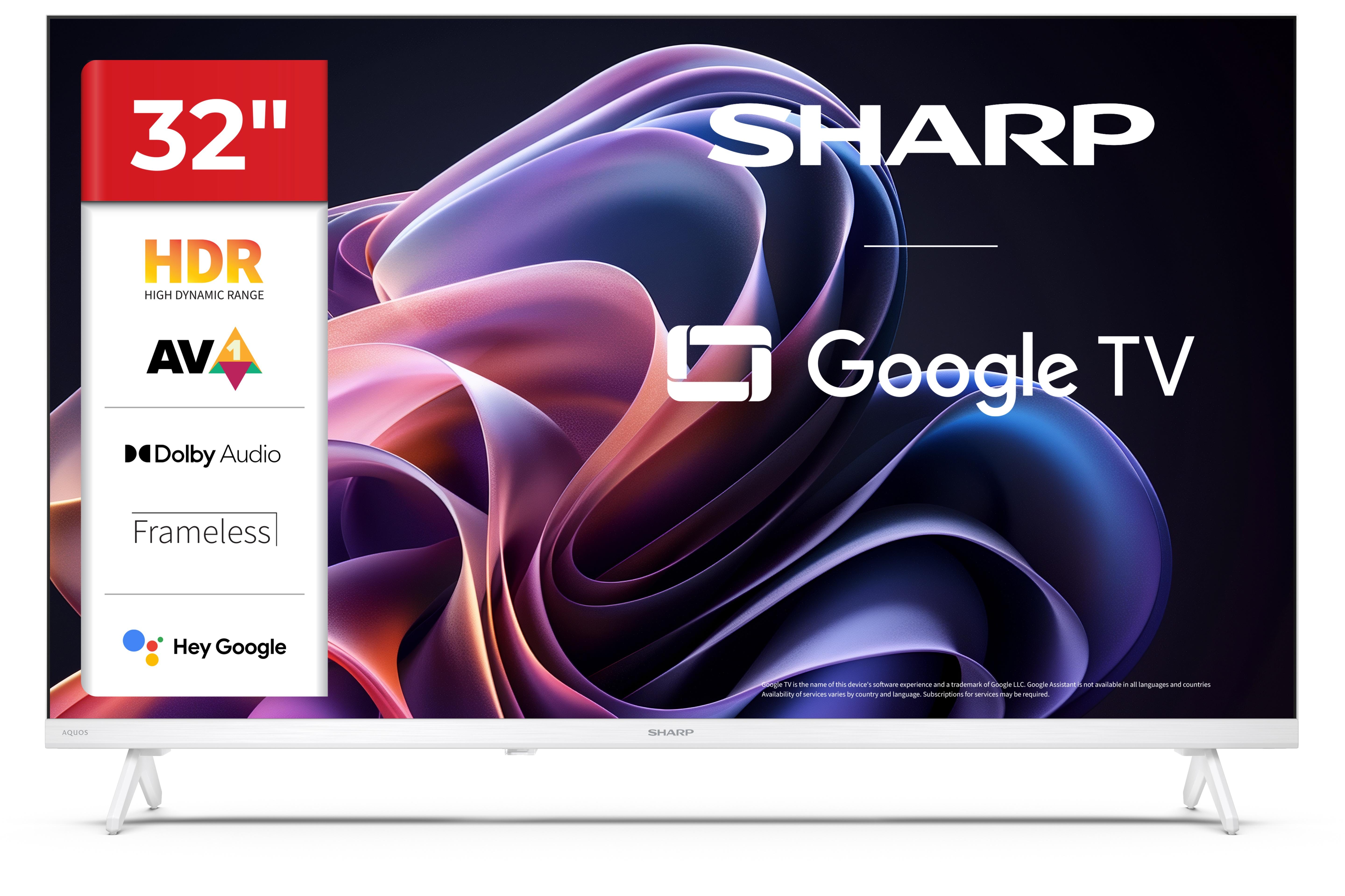 Телевизор Sharp 32HF2265EW , 1366x768 HD Ready , 32 inch, 80 см, Android , LED  , Smart TV