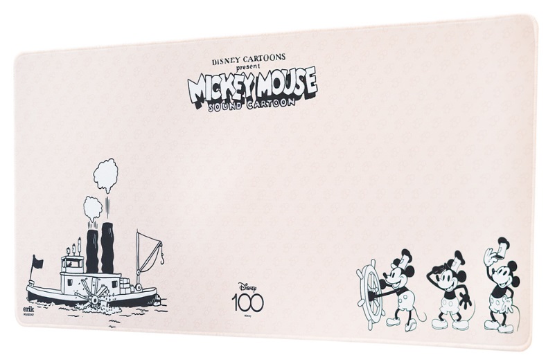 Гейминг подложка за мишка Erik - Disney Mickey, XL, мека, розова