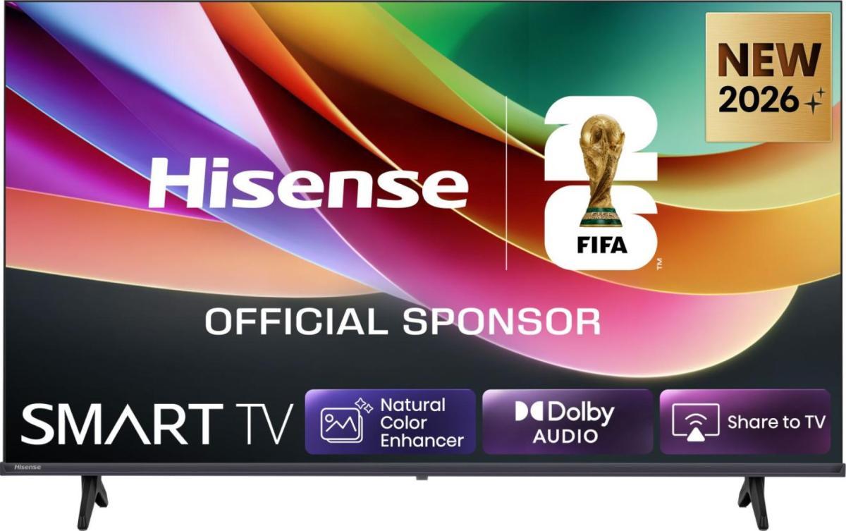 Hisense 40A49S 101.6 cm (40") Full HD Smart TV Wi-Fi Black | JAR Computers Hisense 40A49S 101.6 cm (40") Full HD Smart TV Wi-Fi Black