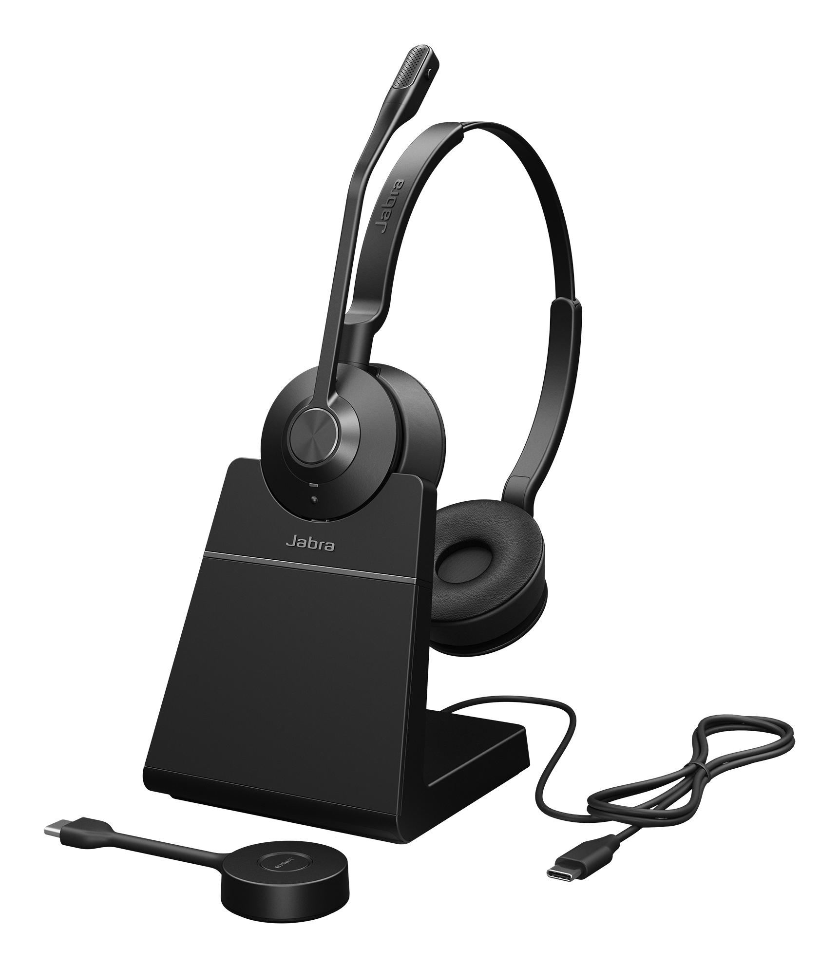 Jabra Engage 55 SE Слушалки Безжичен Лента за глава Офис/Център за обаждания Черен