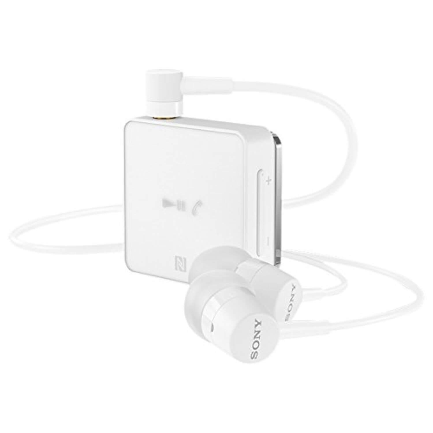 Качествени безжични слушалки с микрофон за мобилни устройства - Sony Bluetooth In-Ear Headset Stereo SBH24 (бял) | JAR Computers Качествени безжични слушалки с микрофон за мобилни устройства - Sony Bluetooth In-Ear Headset Stereo SBH24 (бял)