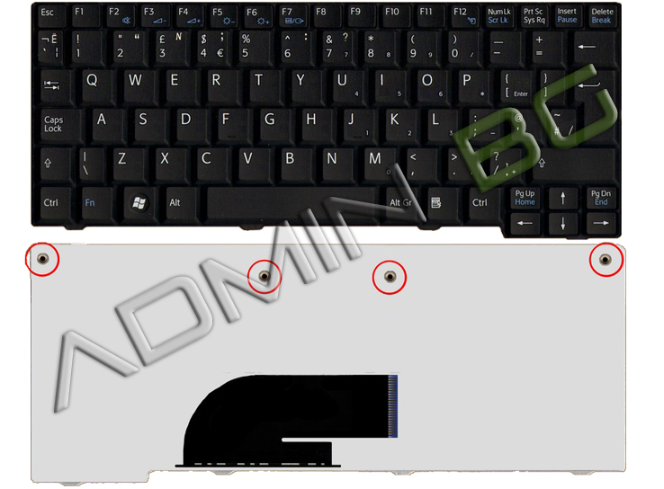 Клавиатура за лаптоп Sony Vaio VPC-M12 M13 Черна UK | JAR Computers Клавиатура за лаптоп Sony Vaio VPC-M12 M13 Черна UK