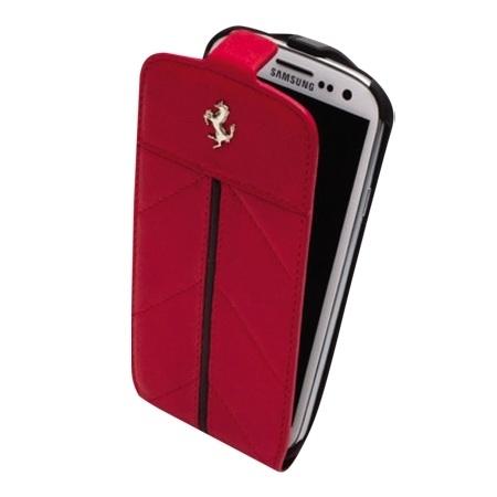 Кожен кейс за Samsung Galaxy S3 - Ferrari California Series Flip-Case (червен) | JAR Computers Кожен кейс за Samsung Galaxy S3 - Ferrari California Series Flip-Case (червен)