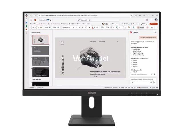 LENOVO ThinkVision E22-40 21.5inch IPS FHD 16:9 100Hz 250 cd/m2 4ms HDMI DP VGA