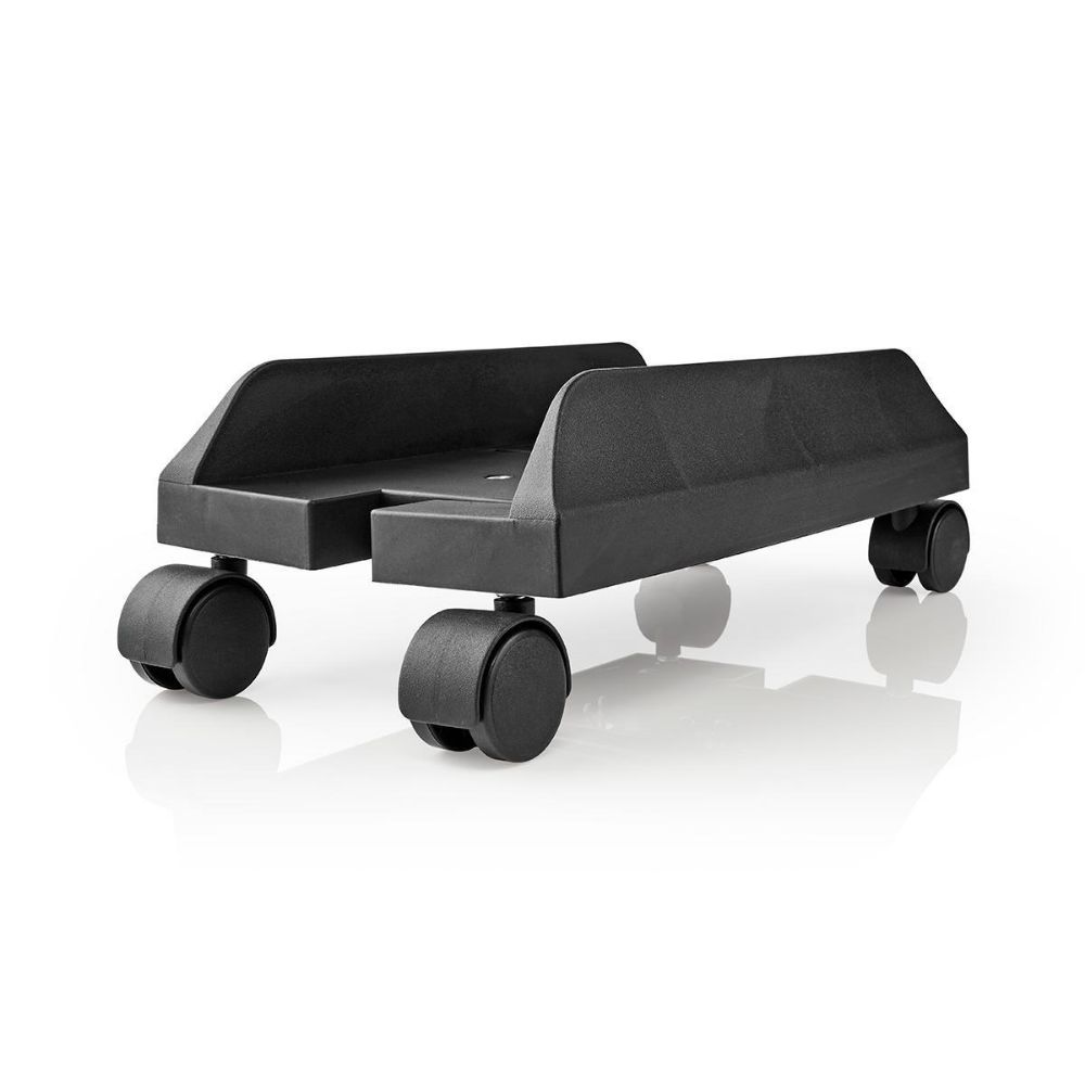 Nedis Computer Floor Stand with Wheels (CSTD101BK) (NEDCSTD101BK) | JAR Computers Nedis Computer Floor Stand with Wheels (CSTD101BK) (NEDCSTD101BK)